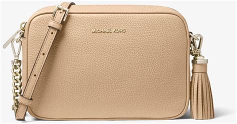 michael kors ginny embossed leather crossbody|Michael Kors ginny crossbody bag.